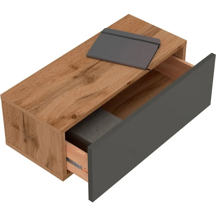 IDIMEX Nachtkommode NANI, Hängender Nachttisch mit Schublade Nachttisch schwebend – Bild 3