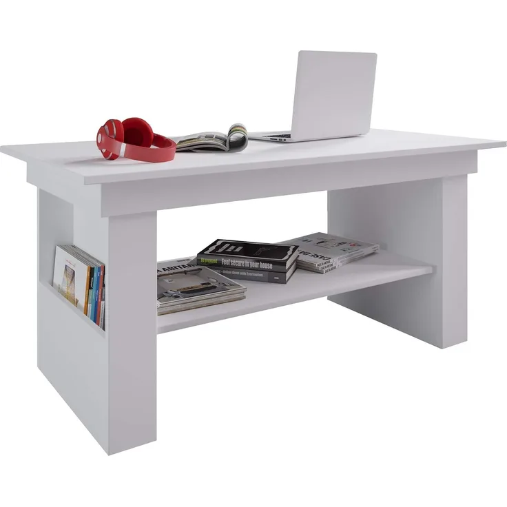 VCM Beistelltisch & Couchtisch Kobila 915189 Weiß H. 52 x B. 115 x T. 58 cm