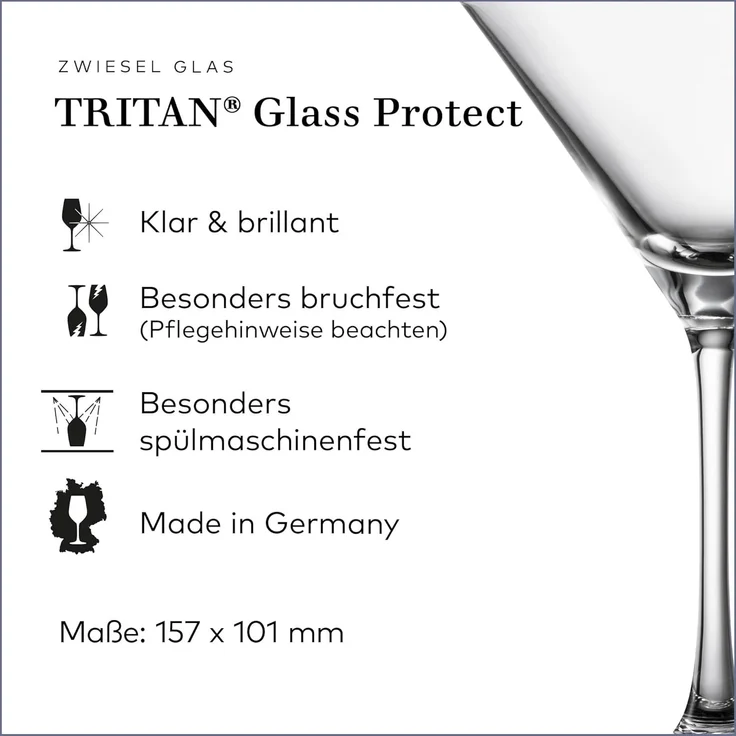 Zwiesel Glas ECHO Martiniglas 166 ml 4er Set – Bild 9