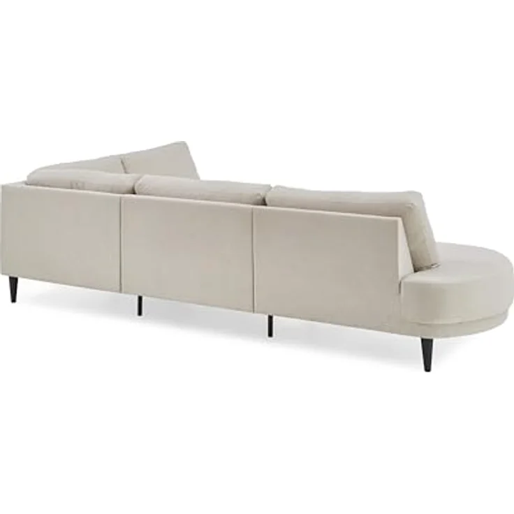 ATLANTIC home collection Ecksofa Ronny, BxTxH: 279 cm x 113 cm x 82 cm, Ecke wahlweise re/li montierbar – Bild 4