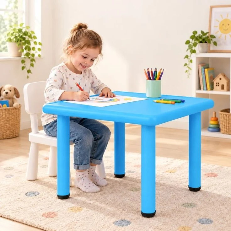 Relaxdays Kindertisch Indoor & Outdoor – Bild 2