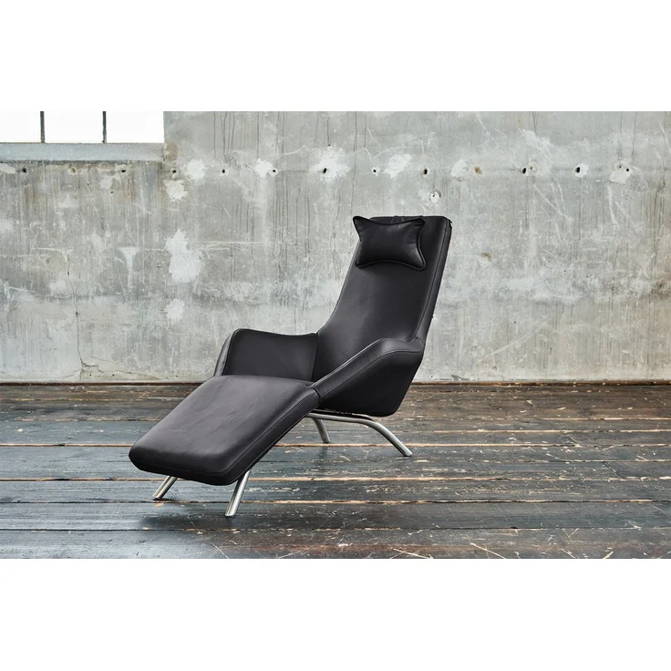 KAWOLA Relaxliege CAVAL, Leder verschiedene Farben – Bild 2
