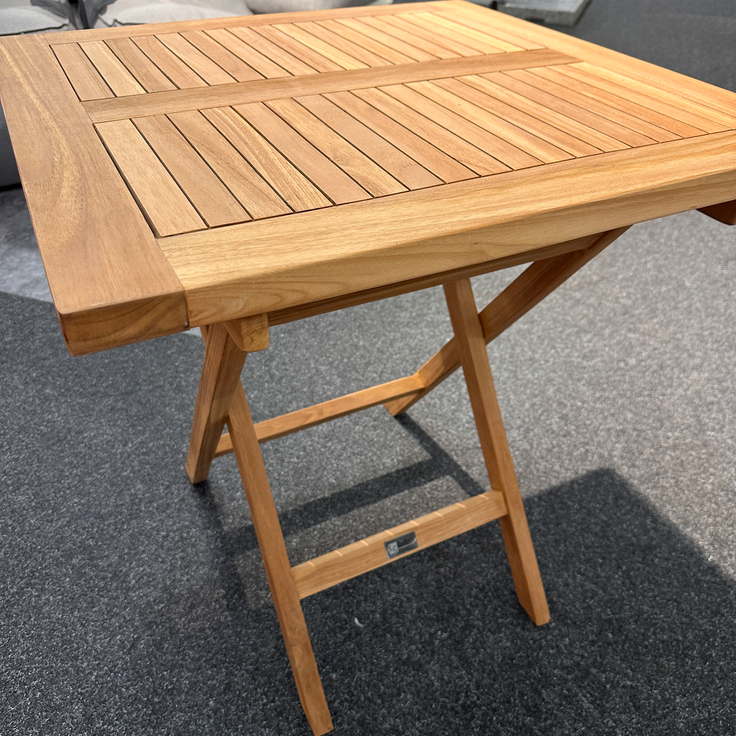 Gartentisch Riva, Echtholz, Holzfarben, 70 x 75 x 70 cm – Bild 3