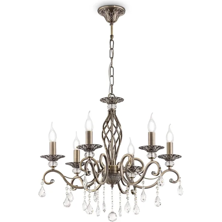 Maytoni Kronleuchter Grace 6-flammig messing