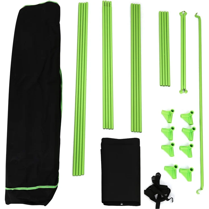 Eikuavons Growbox 120x60x180cm Professionelles Growzelt, ideal für Tomaten Salat Kräuter, Polyestergewebe, schwarz – Bild 7