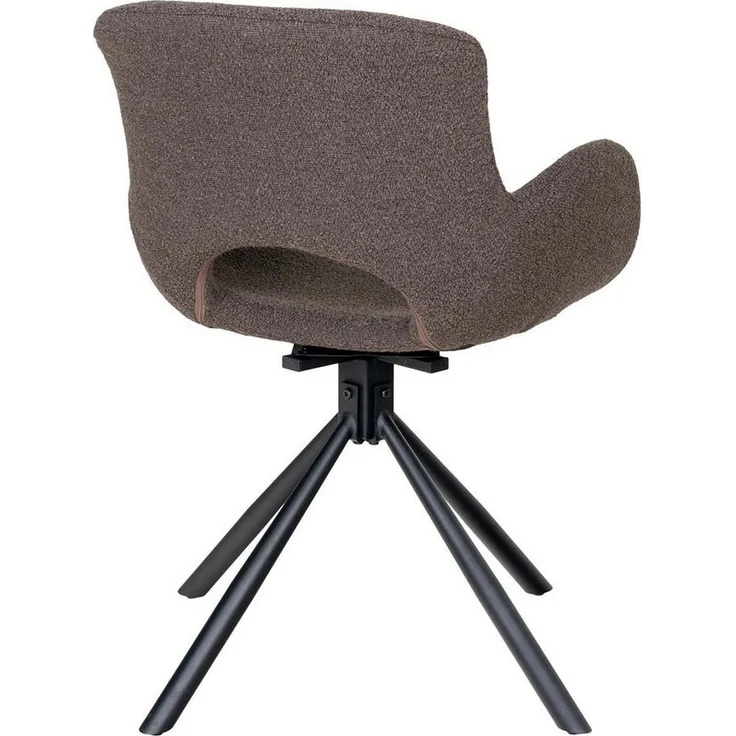 ebuy24 Esszimmerstuhl 2er Set Amorim Esszimmerstuhl bouclé Drehfunktion (2 St) – Bild 3