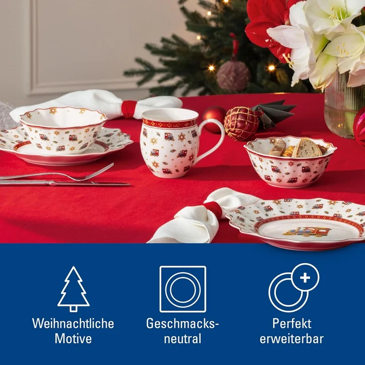 Villeroy & Boch Toy's Delight Jubiläums-Teller Set 4-teilig – Bild 4