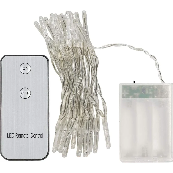 Idena Lichterkette 1.75 m transparent – Bild 3