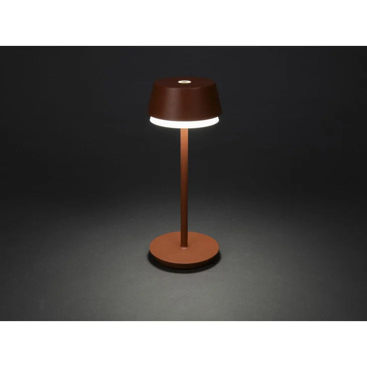 Akku Tischleuchte LYON für Outdoor dimmbar, kabellos in Terracotta, 30cm – Bild 3
