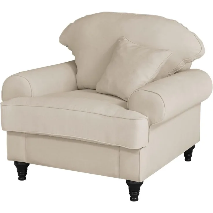Sessel Adelina in beige 110 cm