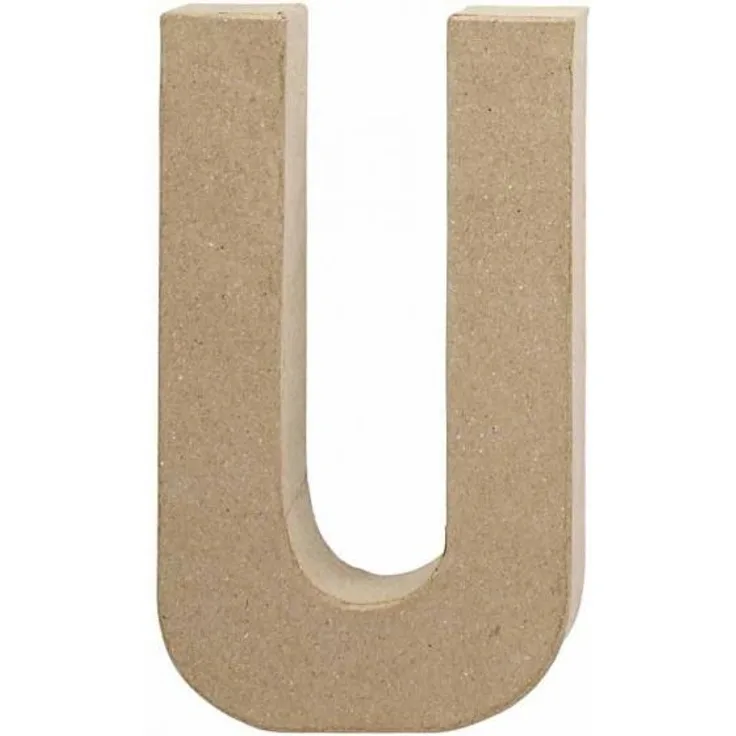 papier-Mâché-Brief U 20,5 cm