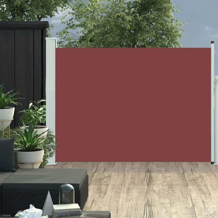 vidaXL Ausziehbare Seitenmarkise 117×514 cm Braun 48393 – Bild 1