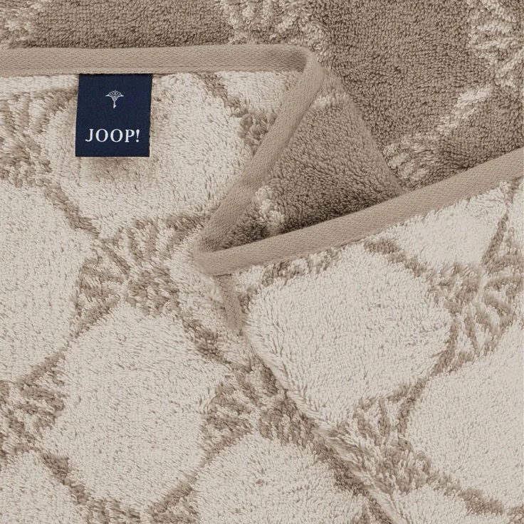2 Stück Joop! Handtuch Cornflower 1721-30 sand 50x100 – Bild 2