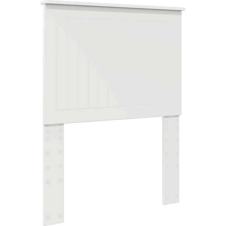 vidaXL Aufbewahrungsbett mit Kopfteil Weiß 75 x 190 cm Holzwerkstoff 3411257 – Bild 6