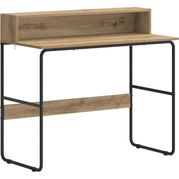 vidaXL Schreibtisch mit Stauraum Artisan-Eiche 100 x 50 x 91 cm 8008031 – Bild 2