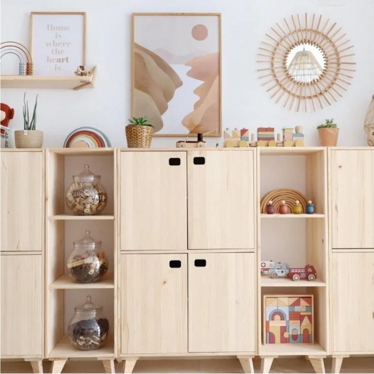 Astigarraga Kit Line Kommode Vollholz-Kommode, Dinamic - Beistellschrank mit zwei oder vier Türen – Bild 5