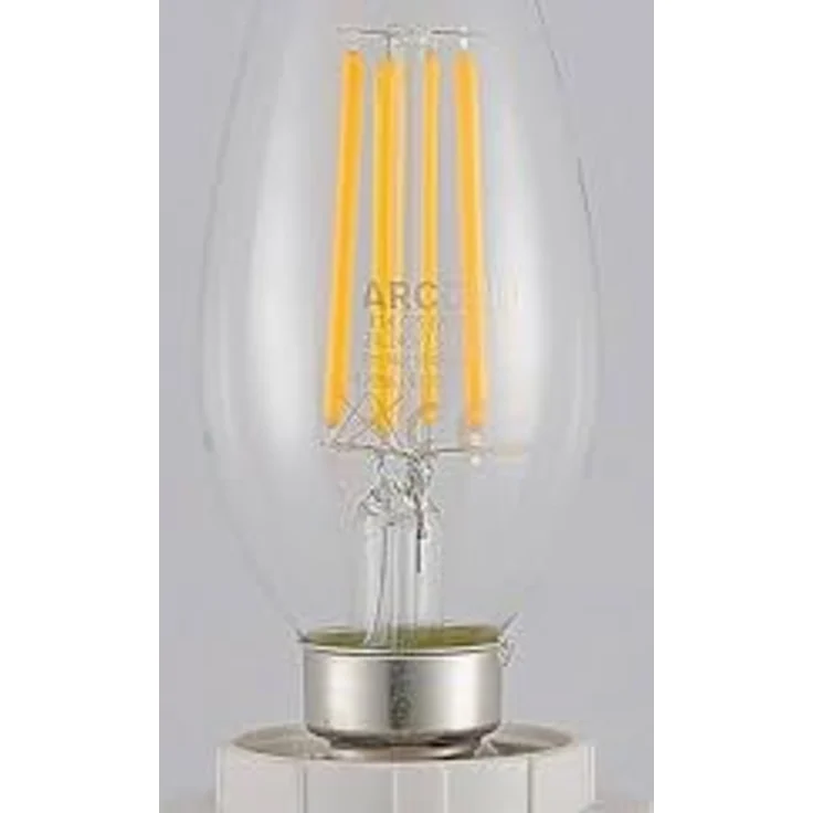 Arcchio LED E14 Filamentlampe 4W dimmbar aus Glas - Energiesparende Leuchte für gemütliche Atmosphäre – Bild 5