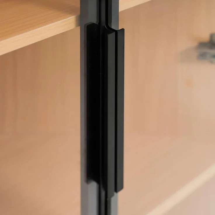 Glasvitrine Eckvitrine mit LED Beleuchtung aus – Bild 6