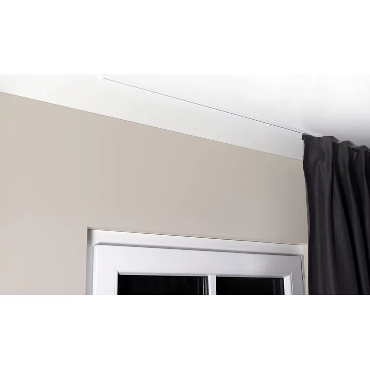 Deco-Raum® Gardinenschiene Minimal | Länge: 350cm | Material: Aluminium | Farbe: Weiß – Bild 4