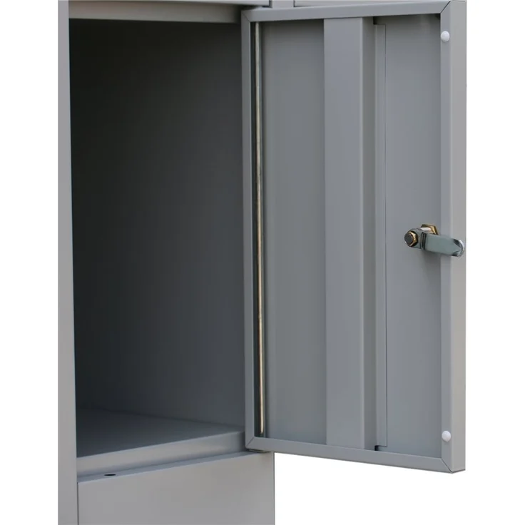 Steelboxx Fächerschrank Schließfachschrank 10 Fächer Spind 180x60x50cm (1-St) Komplett verschweißt und montiert - keine Montage erforderlich – Bild 3