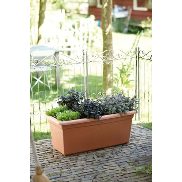 Elho Pflanztopf Green Basics Garden XXL tonrot 100 cm – Bild 6