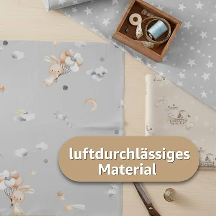 Stoff Meterware Baumwollstoff 1 M x 160 cm - Stoffe zum nähen aus reine baumwolle fabric futterstoff dekostoff für patchwork canvas und sewing nähstoff Oeko-Tex Wilde Rose – Bild 6
