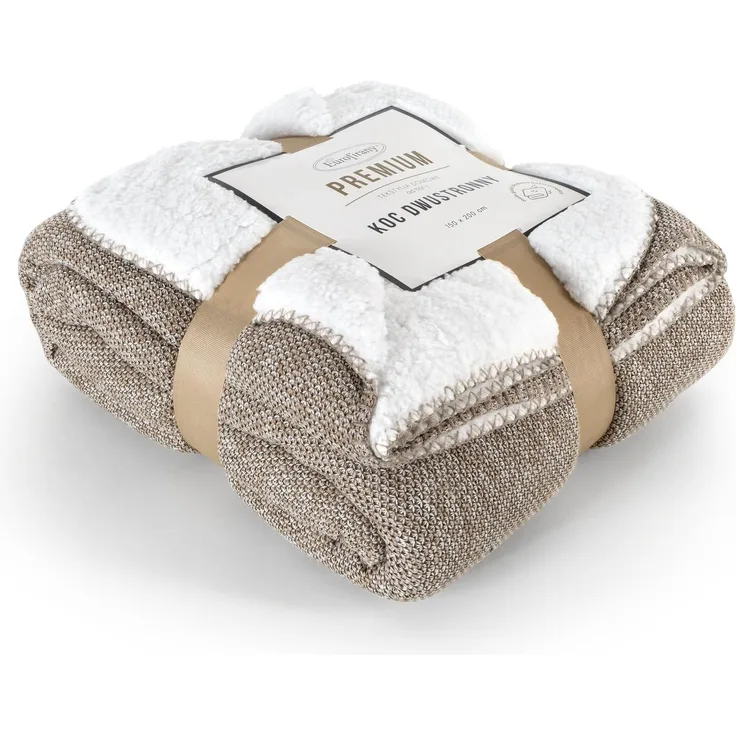 Wohndecke PANDA Gesteppte Sofadecke Wohndecke Tagesdecke Bettüberwurf Kuscheldecke beige weiß 150x200 cm