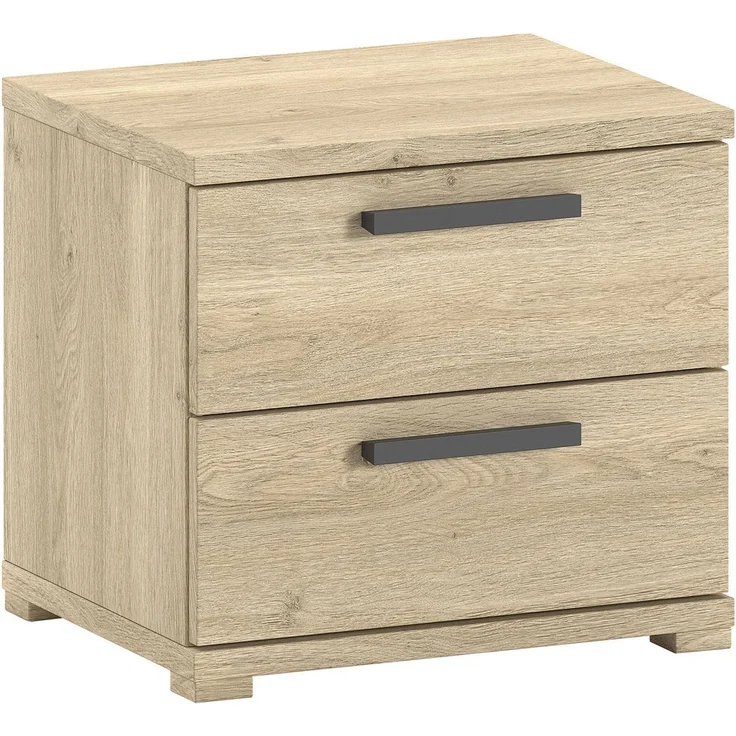 Jugendzimmer Set Keelia Eiche mit Bett Kleiderschrank Tisch – Bild 3