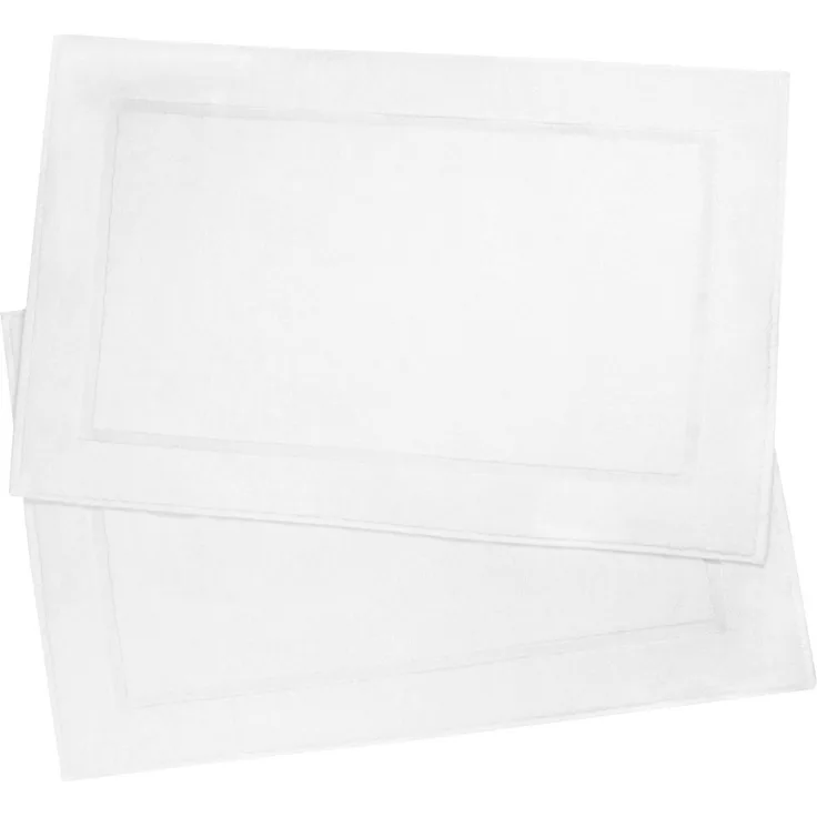ZOLLNER Badematte, rutschhemmend, fußbodenheizunggeignet, 100% Baumwolle, rechteckig, Badematte, 100% Baumwolle, vom Hotelwäschespezialisten