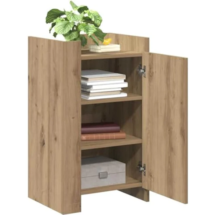 vidaXL Sideboard Artisan-Eiche 45 x 35 x 75 cm 869175 – Bild 1