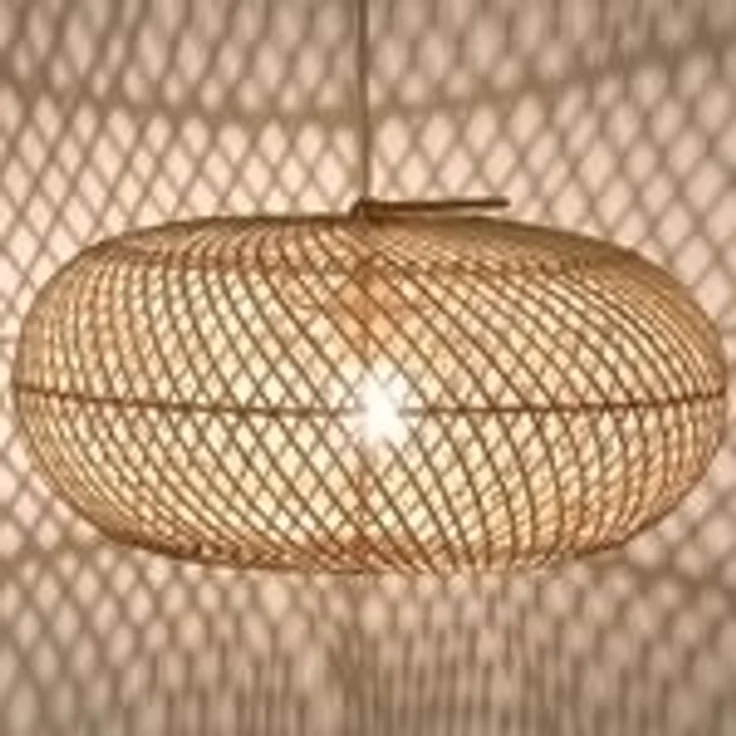 Rattan Lampe Esra M – Bild 5