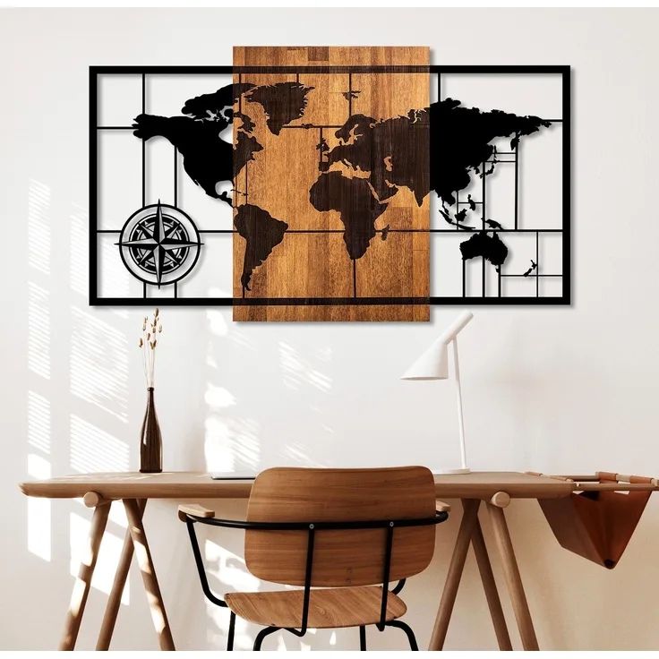 Wallity Wanddekoobjekt 100% WOODEN