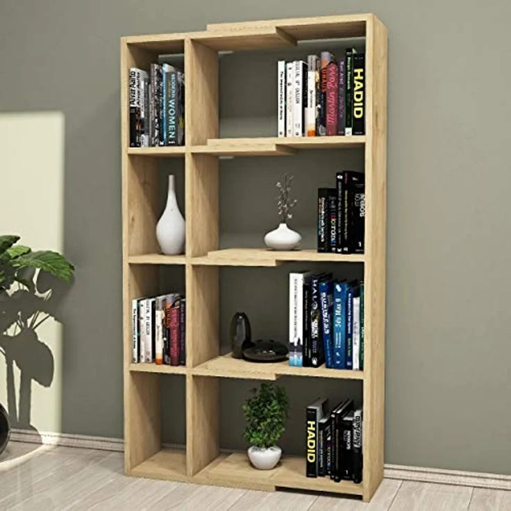 Homemania Bücherregal, Holz, 73,6 x 22 x 130,8 cm – Bild 3