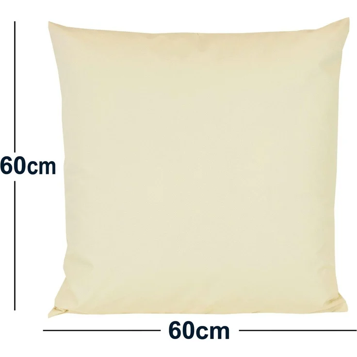 JACK Dekokissen 60x60cm Outdoor Lounge Kissen inkl. XXL Füllung, starke Füllung, strapazierfähig, wasserabweisend, In- und Outdoor – Bild 3