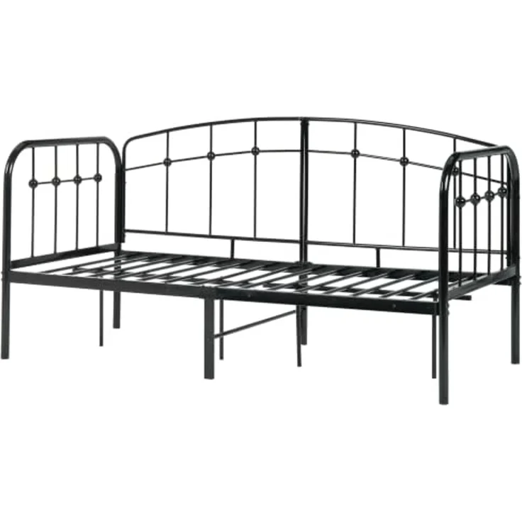 Tagesbett Metall ARRIEN 90 x 200 cm Schwarz – Bild 4