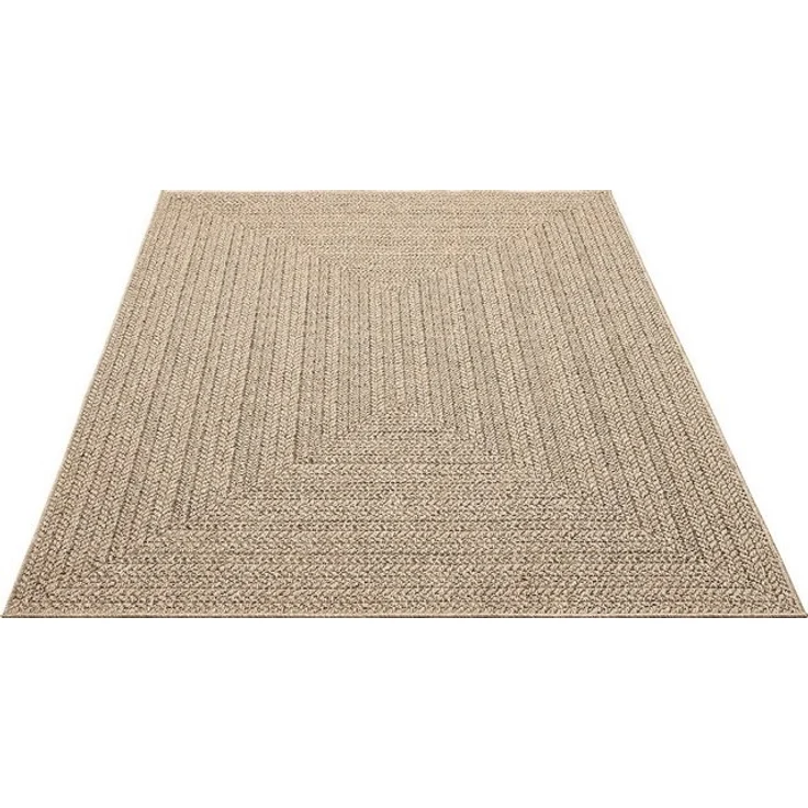 the carpet Outdoorteppich Kansas, rechteckig, Höhe: 1 mm, moderner robuster In und Outdoor Teppich Jute Look – Bild 4