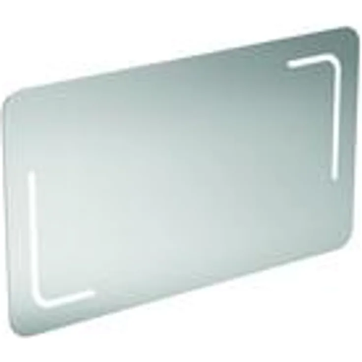 Ideal Standard Mirror & Light Spiegel T3353BH, mit Beleuchtung 55W, mit Ambientelicht unterseitig, 1200 mm - T3353BH