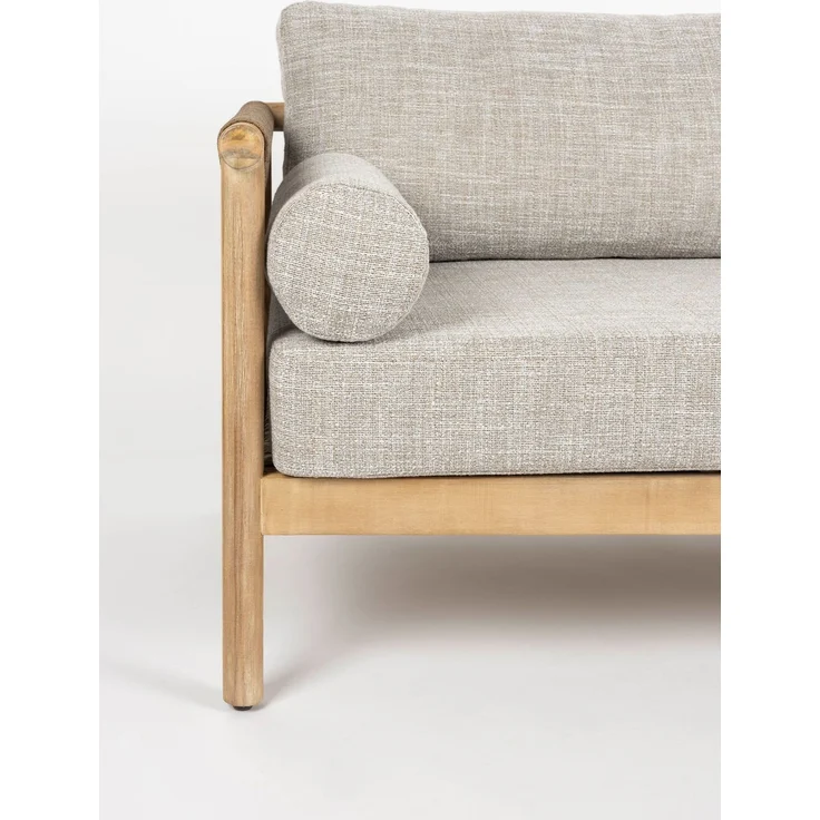 DutchBone Loungesessel Oasis im 2er-Set, Beige aus Akazienholz 95x84x68 cm – Dutchbone – Bild 3