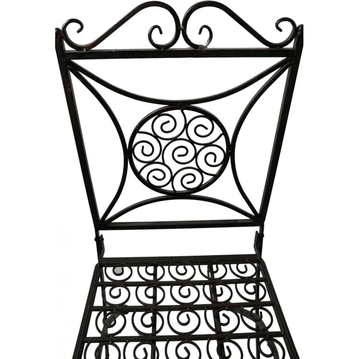 Tischset Santos aus Metall klappbar 3-tlg. - Gartenmöbel Sitzgarnitur – Bild 3