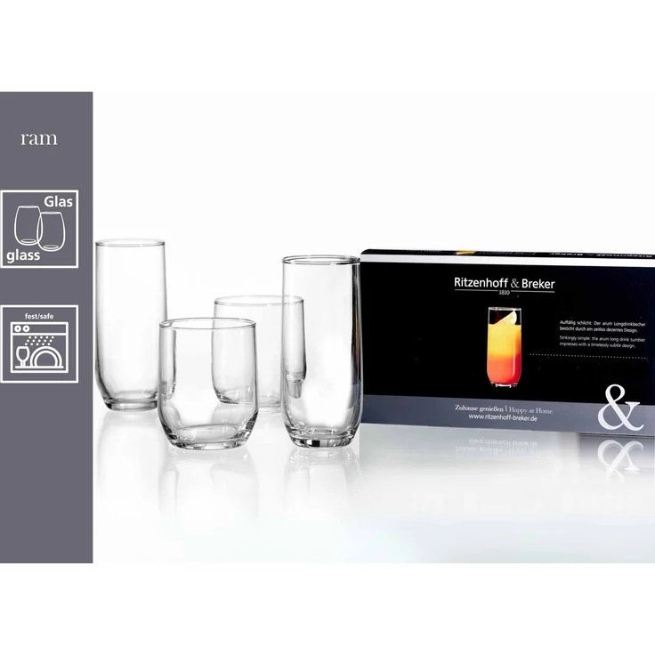Ritzenhoff & Breker Ram Whiskyglas 315 ml 3er Set – Bild 2