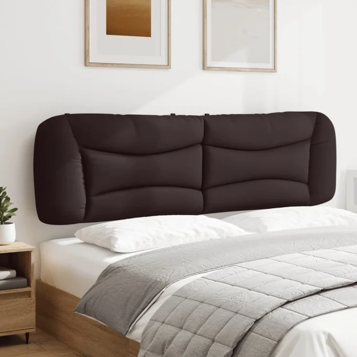 vidaXL Kopfteil-Kissen Dunkelbraun 180 cm Stoff – Bild 8