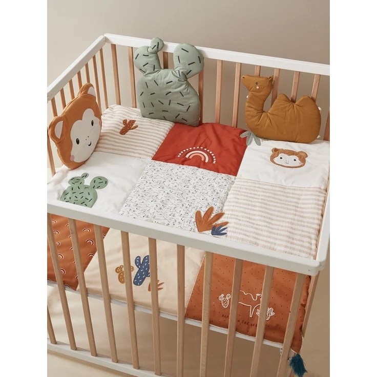Babydecke Baby Spieldecke/ Laufstalleinlage WILD SAHARA, vertbaudet – Bild 2