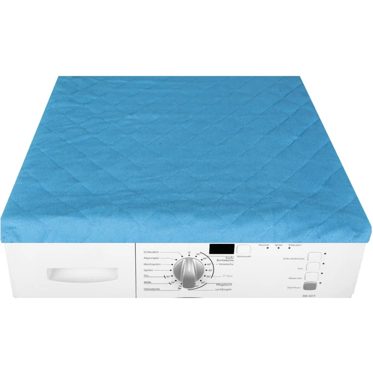 Waschmaschinenbezug 60x60cm, Trocknerbezug in vielen vers. Farben Hellblau – Bild 2