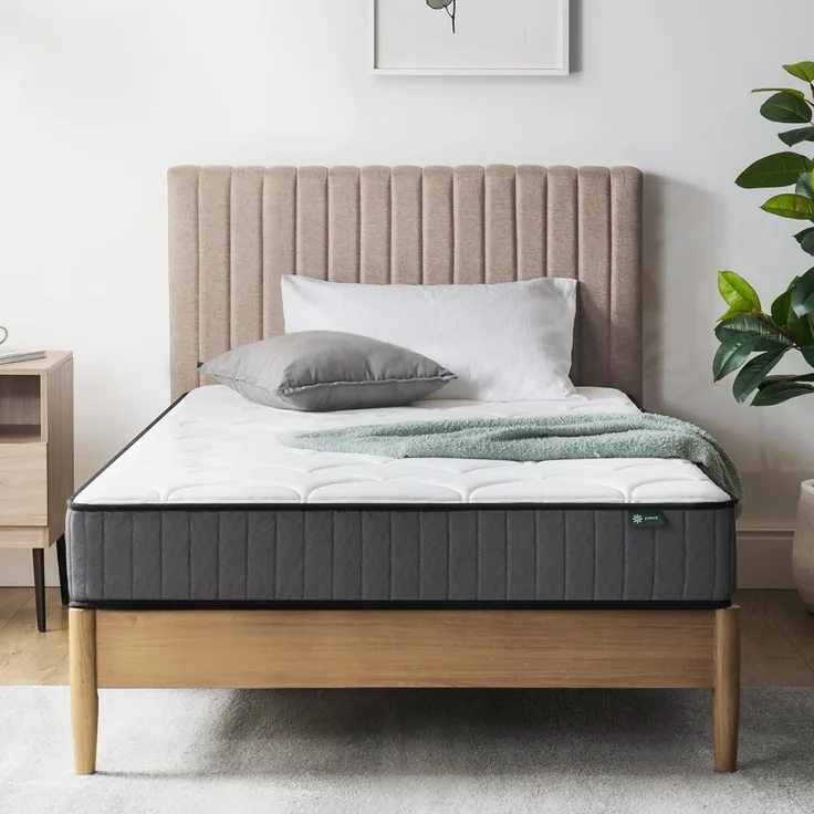 Zinus Hybrid Taschenfederkernmatratze 90x200 cm - Härtegrad H2-H3, Höhe 20 cm - kühl - Memory-Schaum – ÖKO-TEX Zertifiziert - Ergonomische Matratze - produziert nach deutschem Qualitätsstandard