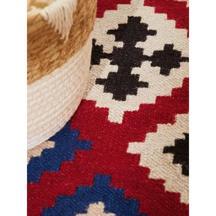 HANSE Home Teppich Kelim Rami, rechteckig, Höhe: 3 mm, Wolle, Baumwolle, Natur, Handgewebt, orientalisch, Boho, traditionell – Bild 10