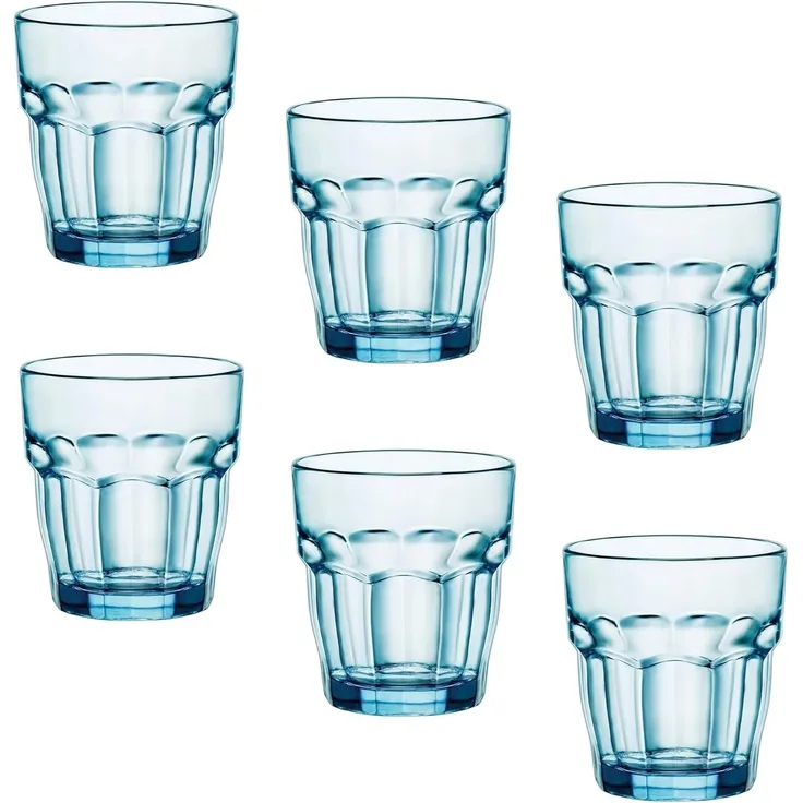 Bormioli Rock Bar Lounge Glas Set 6 blau