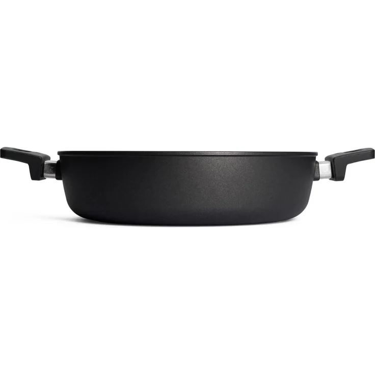 WOLL Guss‑Kasserolle Titanium Nowo, Ø 32 cm (5,5 l), Aluminium‑Guss, alle Herdarten außer Induktion, spülmaschinen‑ & backofenfest, mit Deckel, leicht zu reinigen – Bild 4