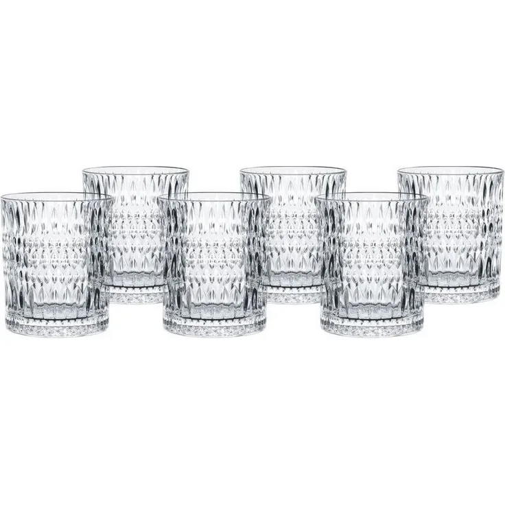 Nachtmann Glas 105397 Ethno, Kristallglas, Kristallglas, spülmaschinenfest, 6-er Set