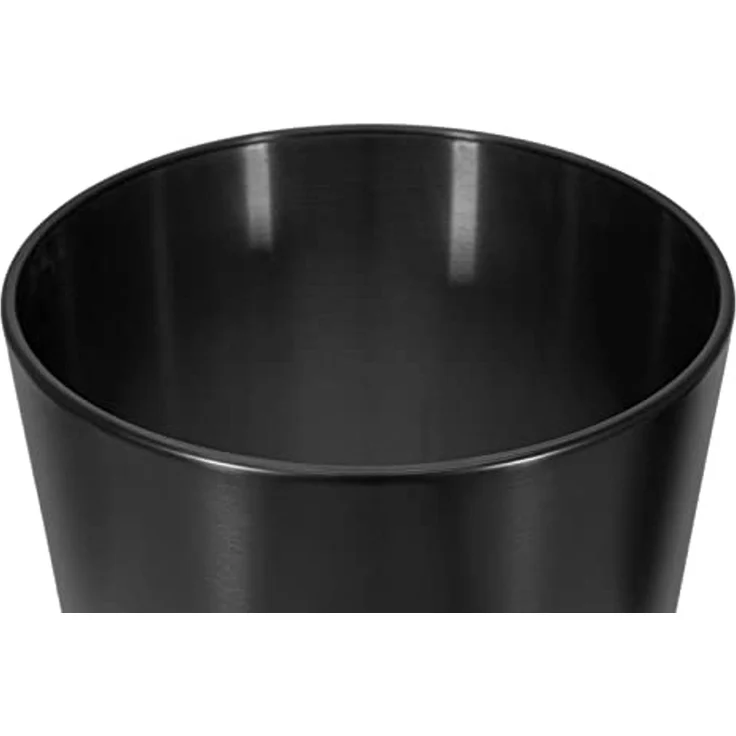 EUROPALMS STEELECHT-40 Nova, Edelstahlübertopf, anthrazit, Ø40cm – Bild 3