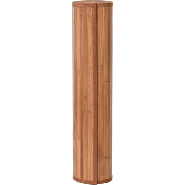 vidaXL Teppich Rechteckig Natur 100x200 cm Bambus 376943 – Bild 3